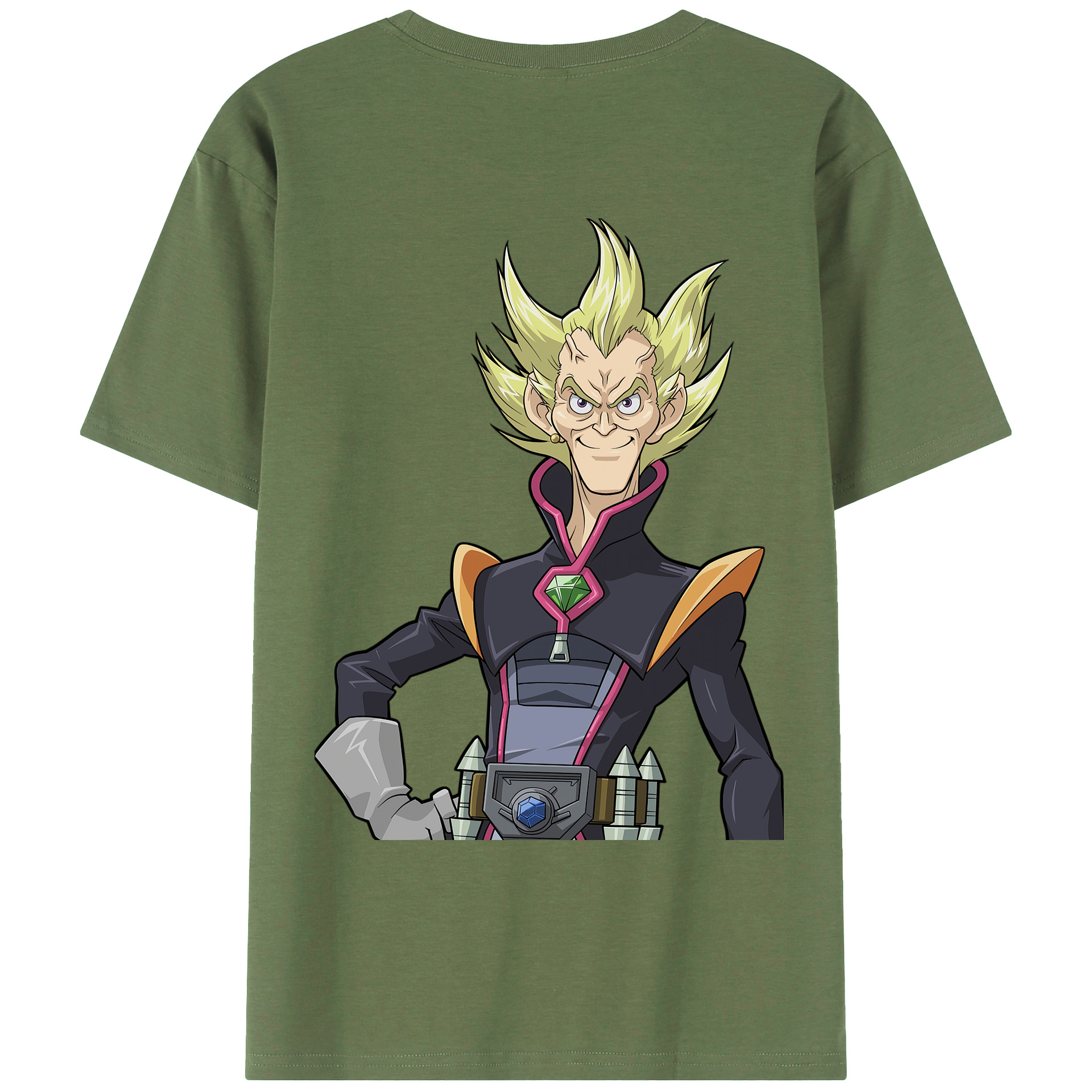 （画像用） 遊☆戯☆王 Yu-Gi-Oh! 綿100％ メンズ半袖Tシャツ（バックプリント） 通気性